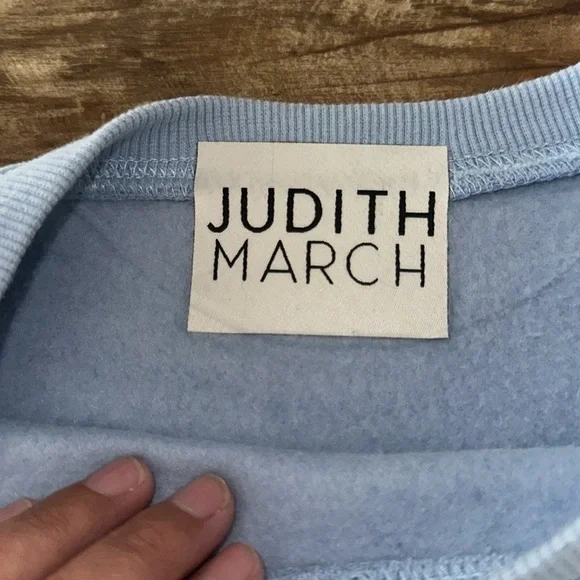 Judith March Light Blue Sweatshirt - Picture 3 of 3